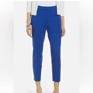 NWT HALOGEN Womens Slim-Fit High Rise Ankle Pants, Blue Mazarine, size 14